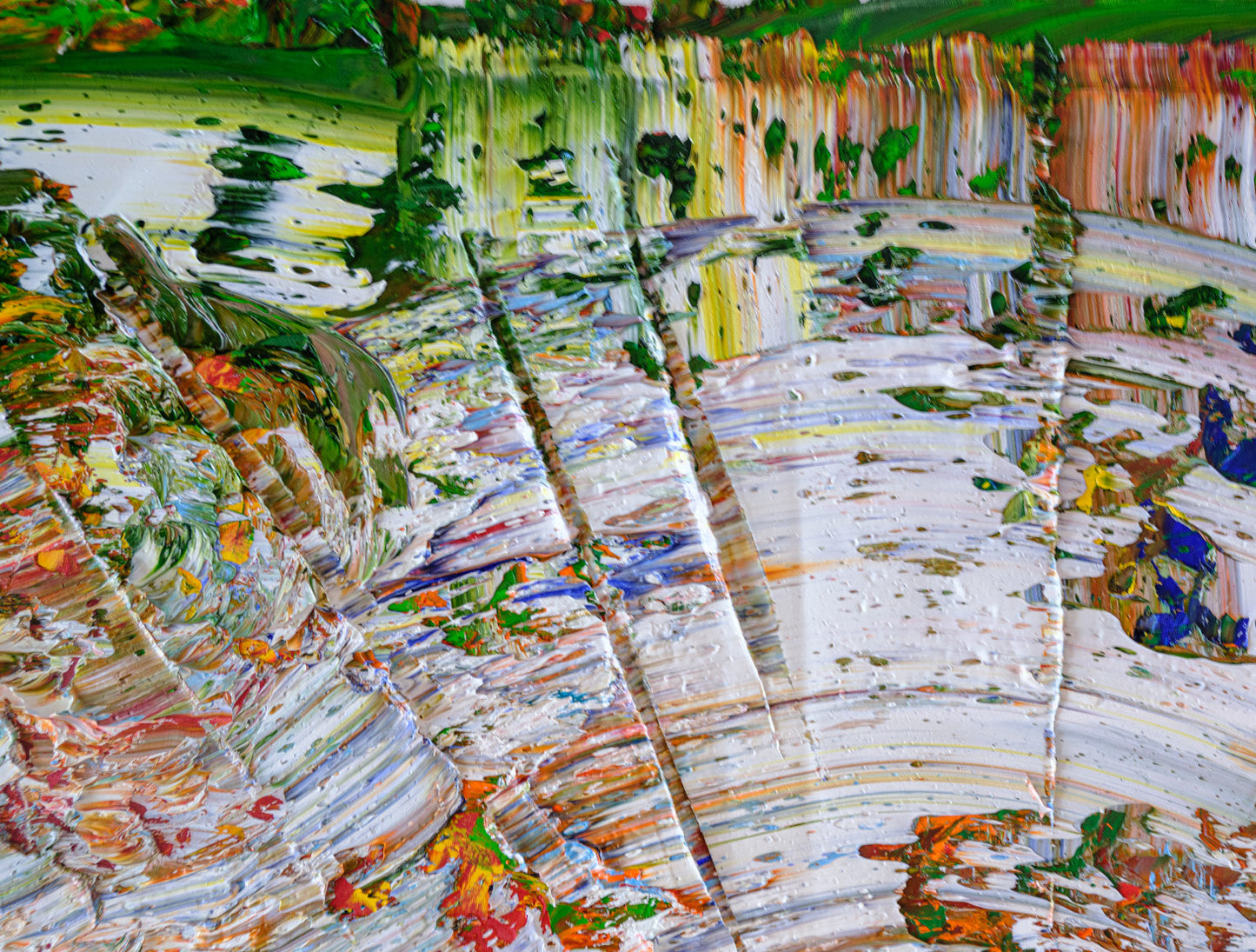 Sold Symphony #4,  36x60” Oil on Canvas, 2022