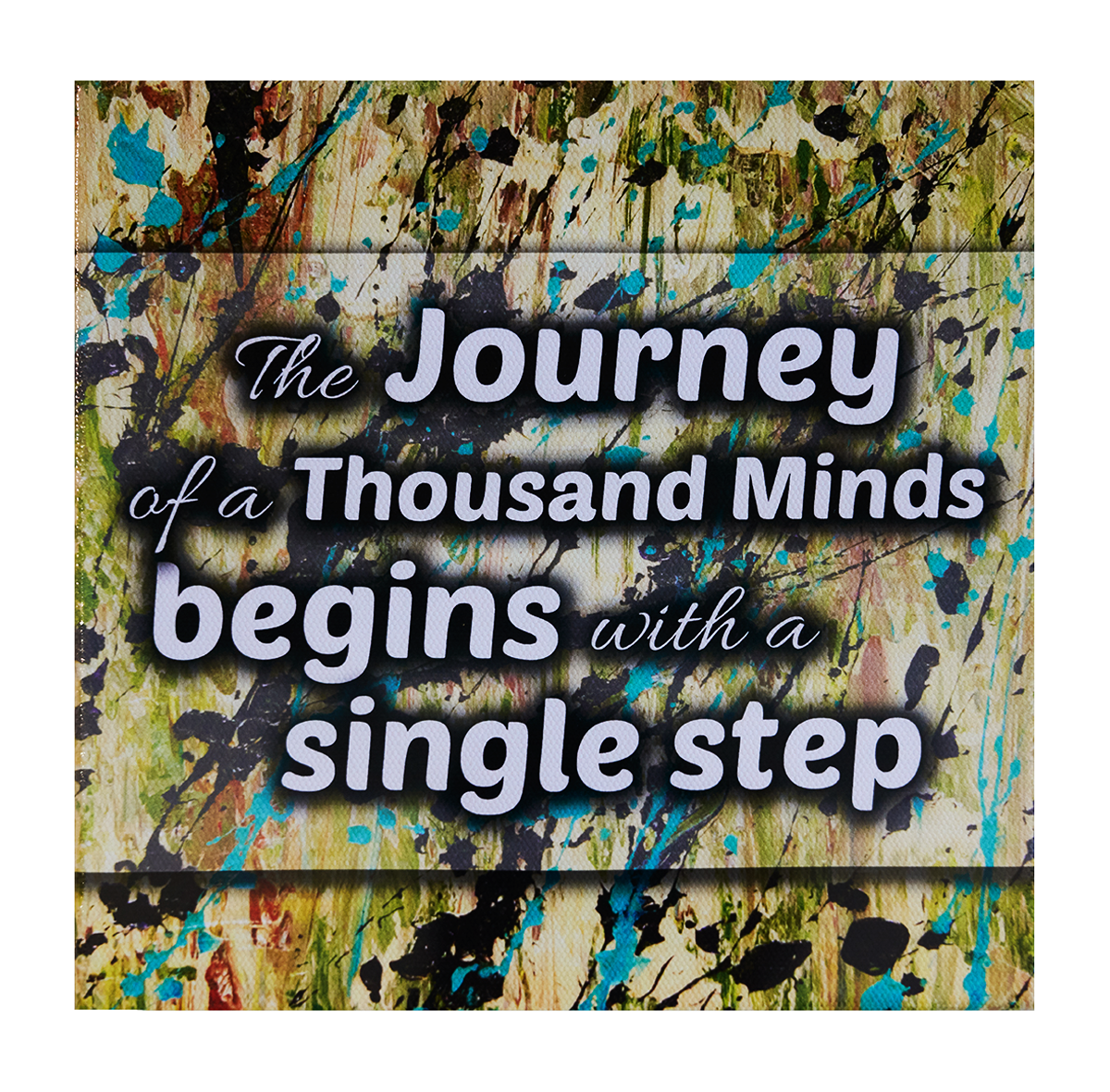Inspirational Canvas Wall Art: The Journey...