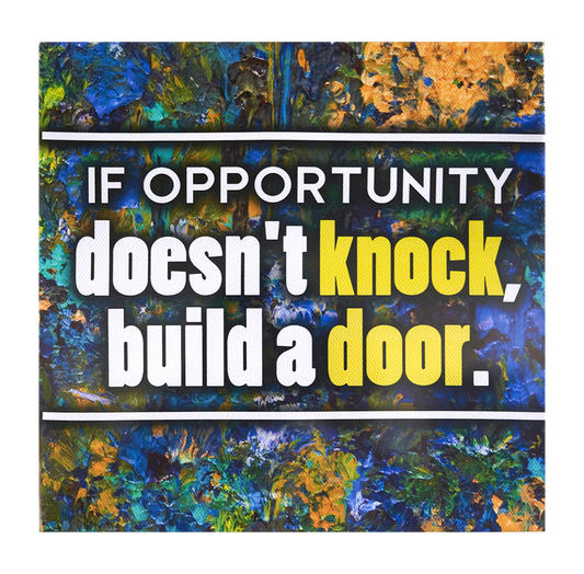 Inspirational Canvas Wall Art: Opportunity...