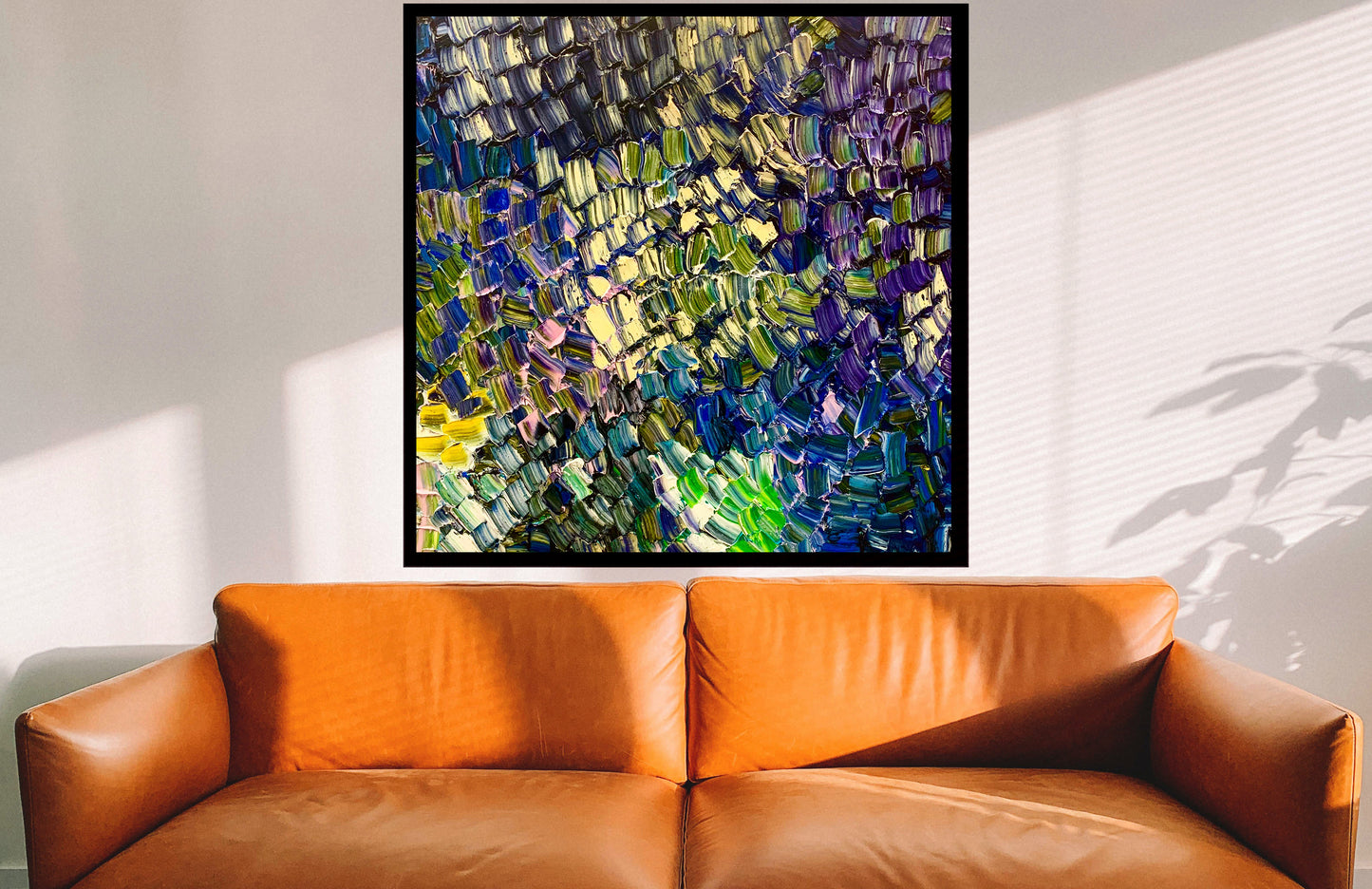 Flower Garden, 40"X40" Oil On Canvas, Sold 2019