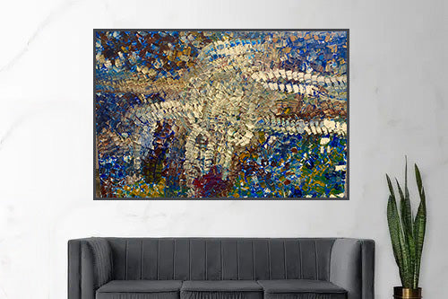 The World, 48"x72" Oil On Canvas, Sold 2021
