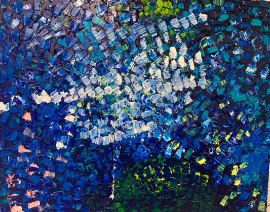 Calm Sky, 50”x60” Oil On Canvas, Sold 2019