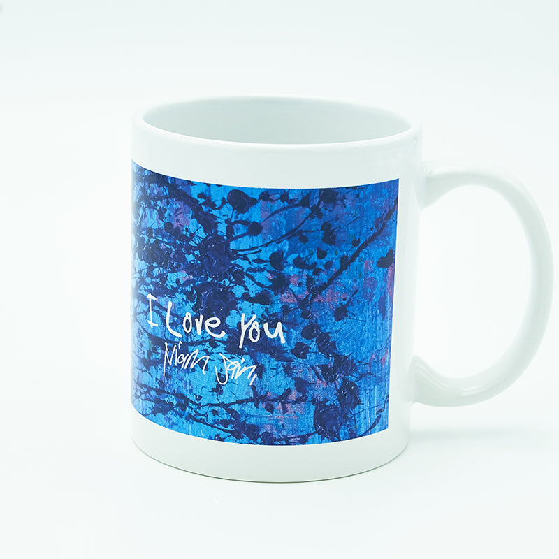 Blue Splatter 8 oz. Mug