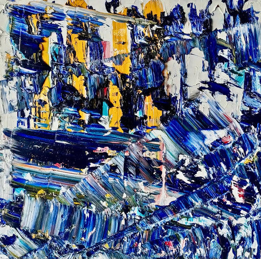 Symphony No.7, 36"x36", Oil on Canvas, 2022