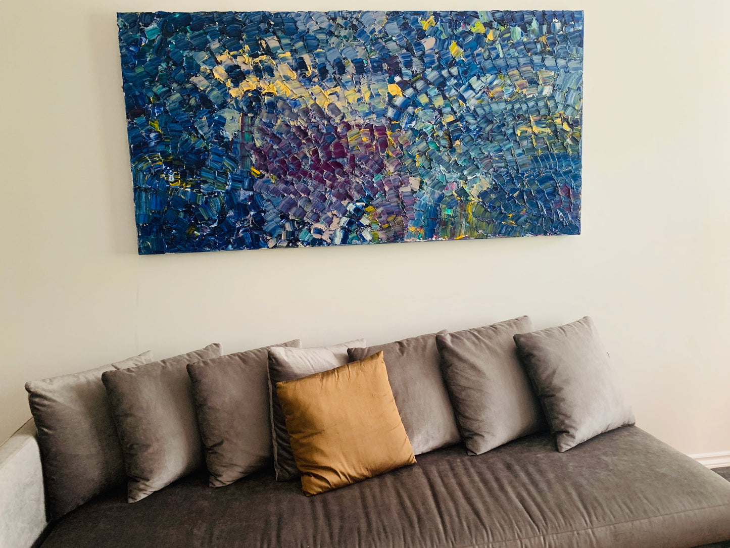 Sky, 36"x72" Oil On Canvas, Sold 2018