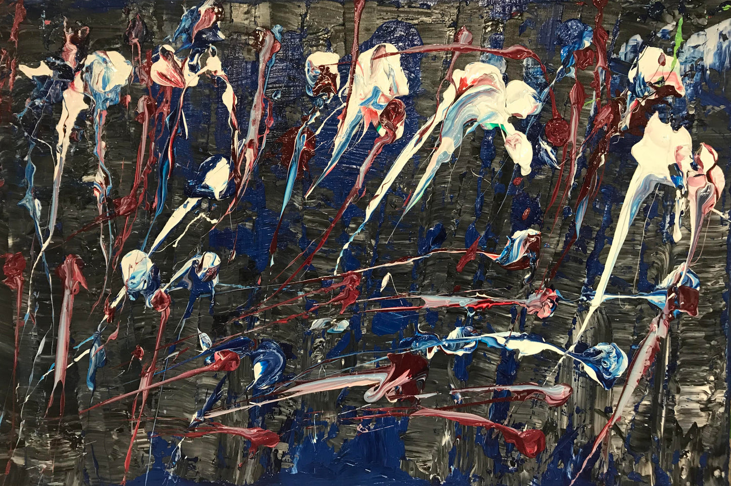 Untitled #4, 20"x40" Oil On Canvas, Sold 2018